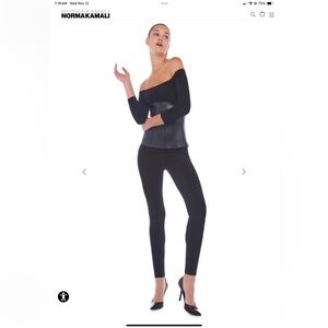 Norma Kamali Black One-Shoulder Jumpsuit